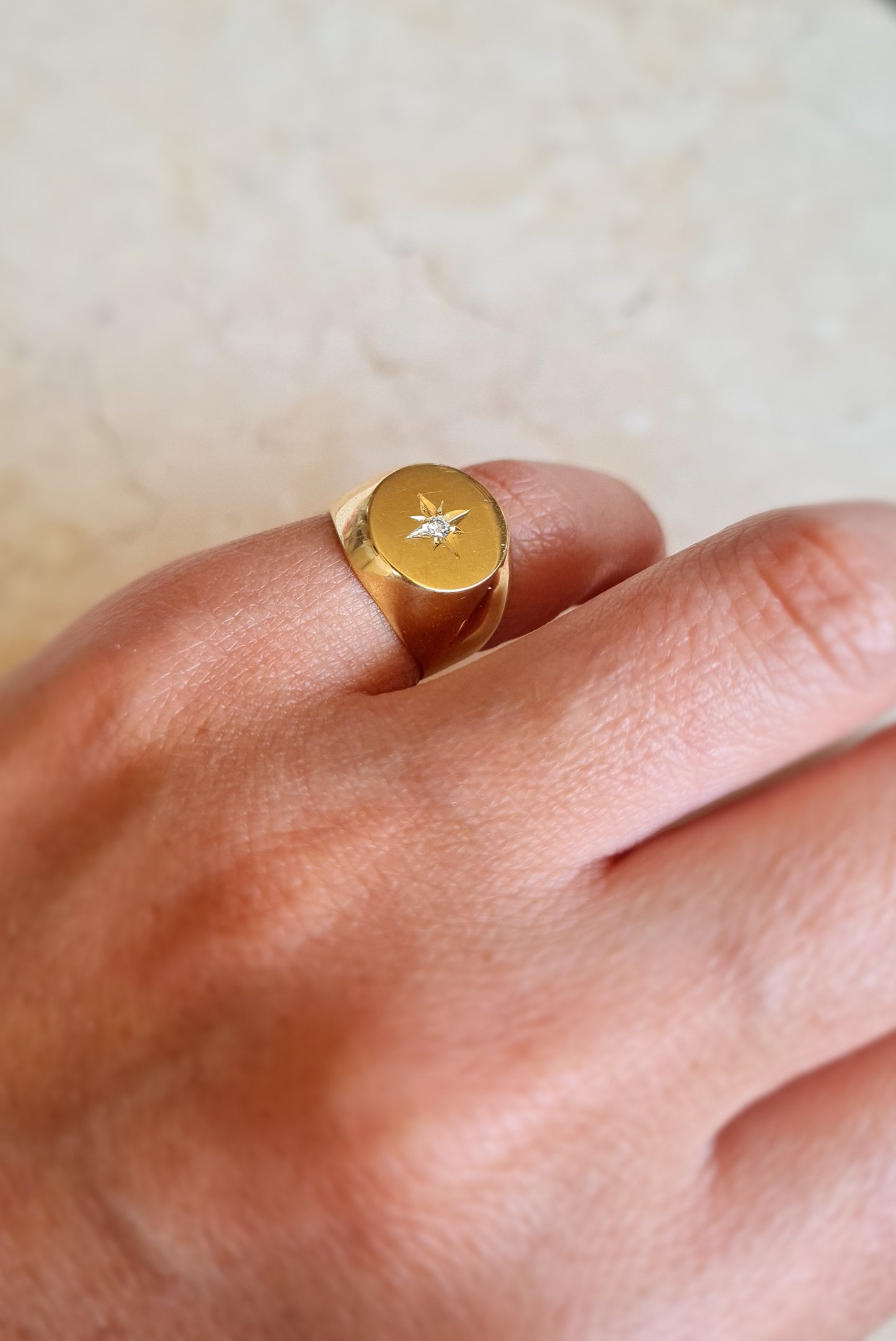 Anillo Sello Estrella